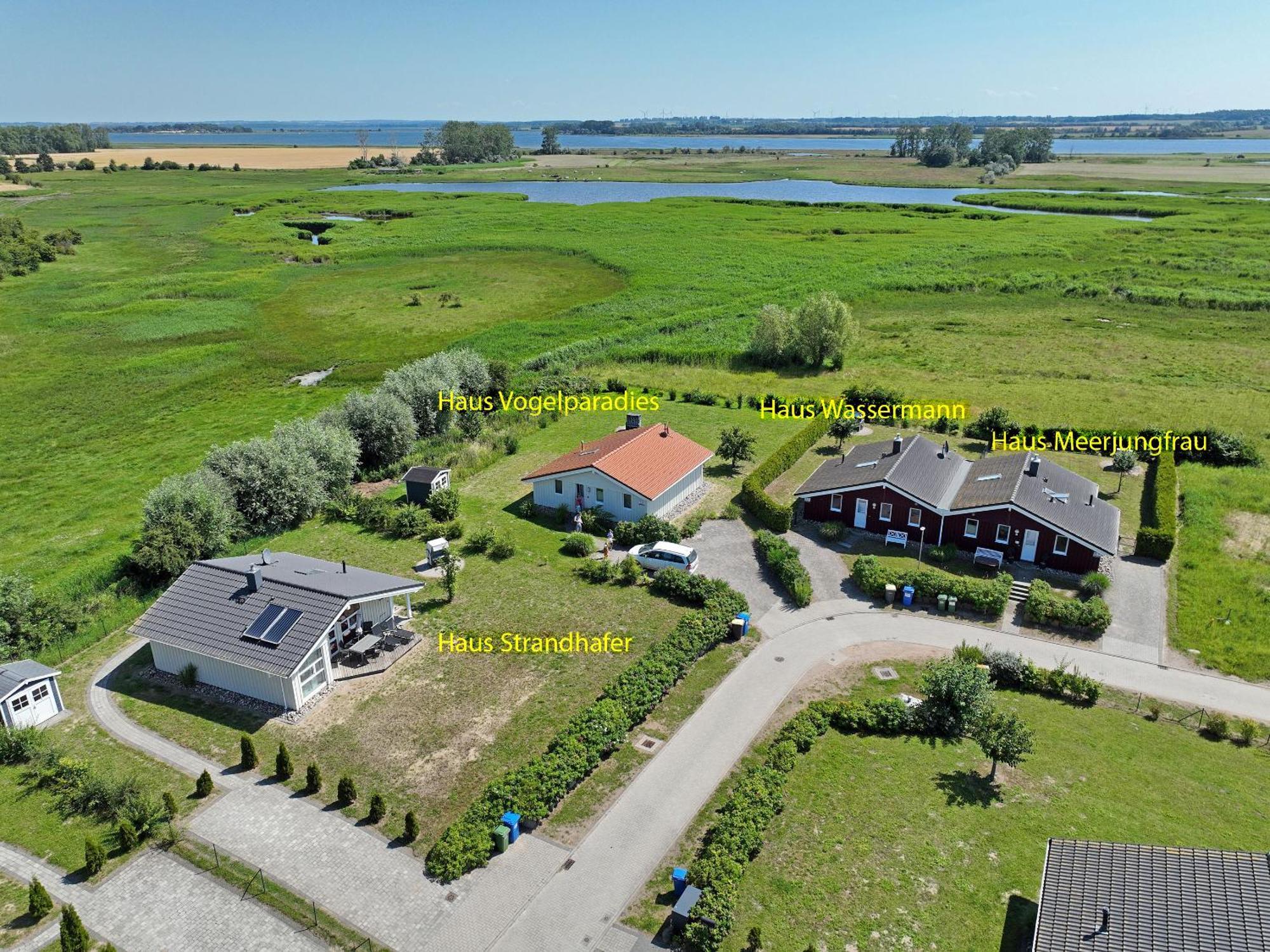 Daenische Ferienhaeuser Am Salzhaff Haus Vogelparadies 인젤 포엘 외부 사진